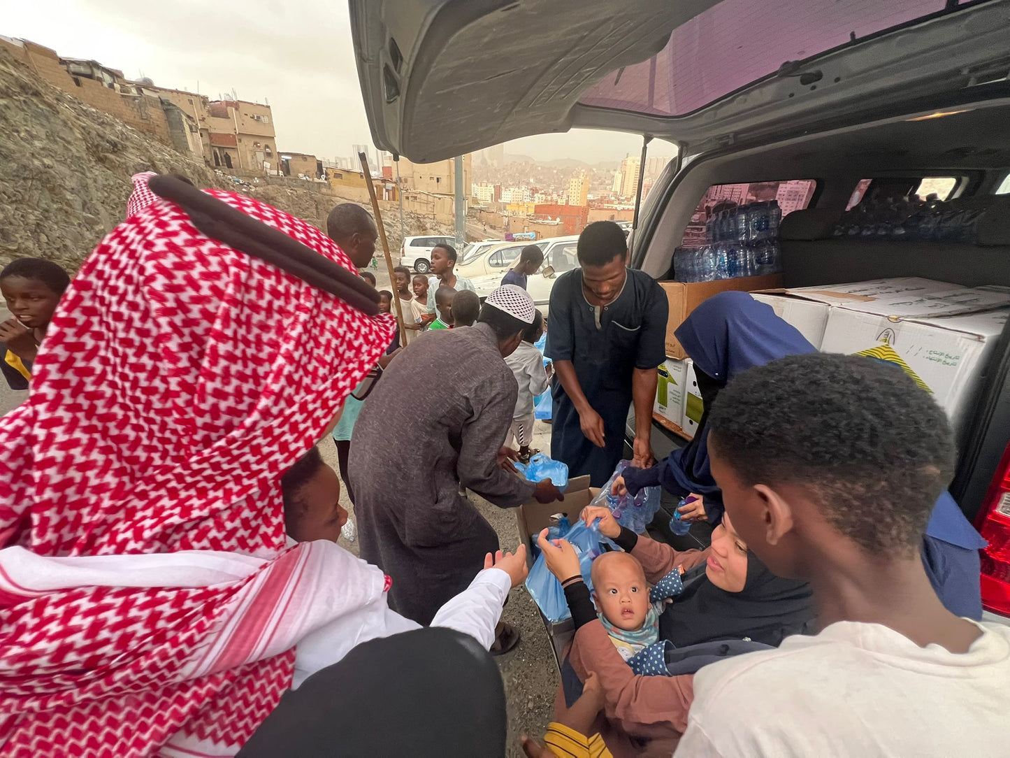Food Pack Distribution (Mecca & Egypt)