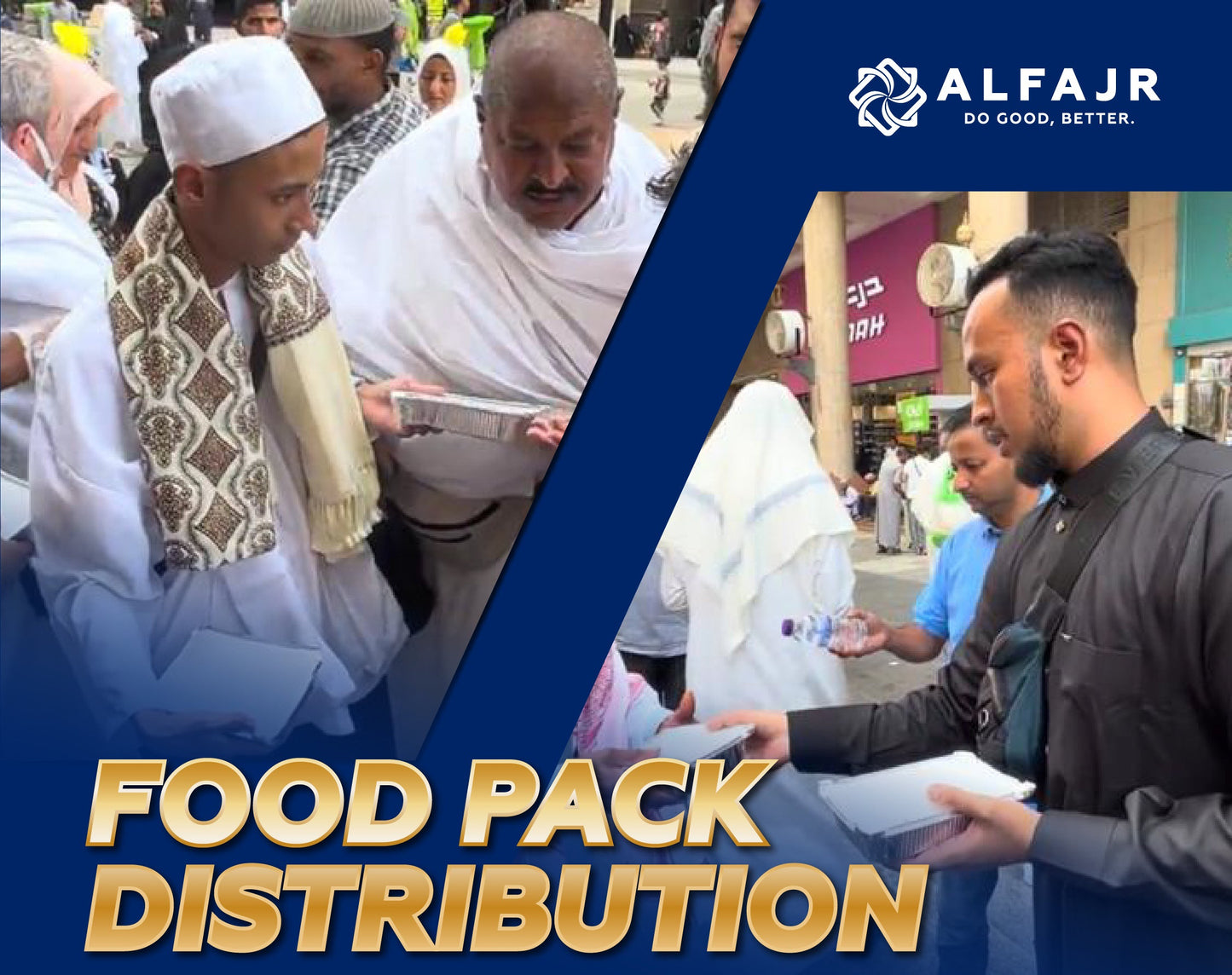 Food Pack Distribution (Mecca & Egypt)